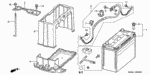 90153SE0003 - Electrical/Exhaust/Heater/Fuel: BOLT, GROUND (6X12) for Honda Image