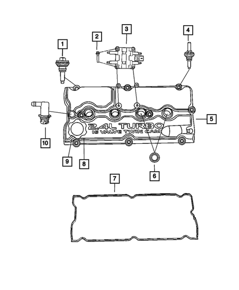 Cylinder Head for 2008 Chrysler PT Cruiser #0