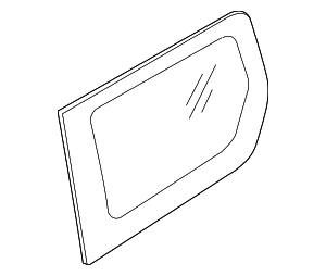 JT1Z6129710C - Body: Quarter Glass for Ford Image