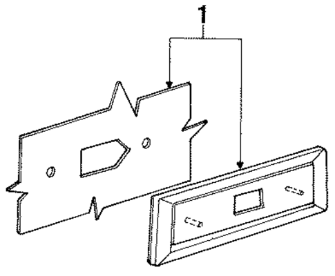 Side Marker Lamps for 1988 Chrysler LeBaron #1