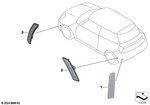 63145A4F922 - : Side Marker Reflector Right for Mini Image
