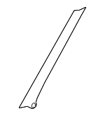 LR114442 - Body: Pillar Molding for Land Rover: Range Rover Evoque Image