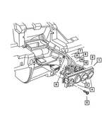 4885337AA - Air Conditioning &amp; Heater: Heater Control for Mopar Image image
