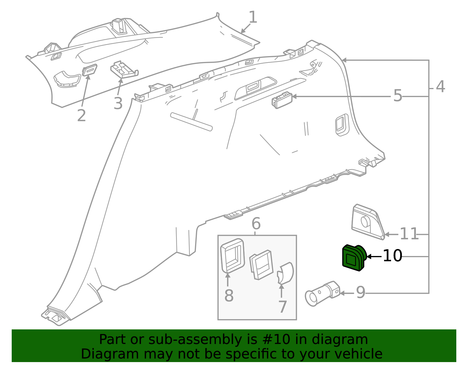 2024-2026 Honda Prologue 12 Volt Accessory Power Outlet Bracket ...