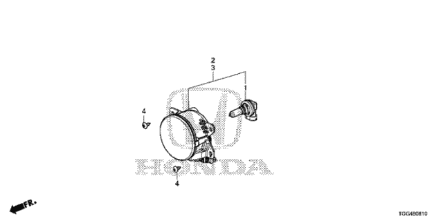 Foglight for 2018 Honda Civic #0