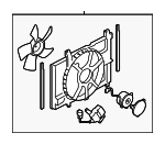 21481EL30A - Cooling System: Fan Module for Nissan: Versa Image image