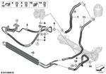 32416850582 - Steering: Suction Pipe for BMW Image