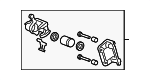 43019T0GA02 - : Caliper for Honda: CR-V, Crosstour Image