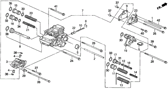 AT Servo Body for 1995 Honda Civic del Sol #0