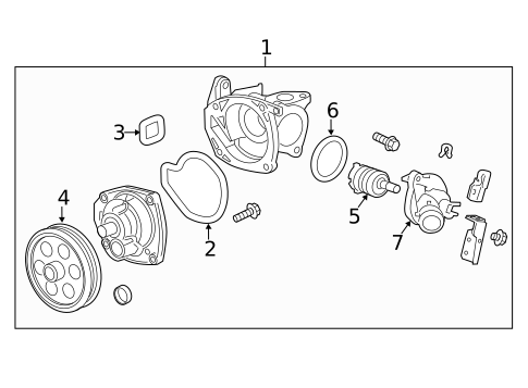 Water Pump & Related Components for 2015 Chevrolet Malibu #0
