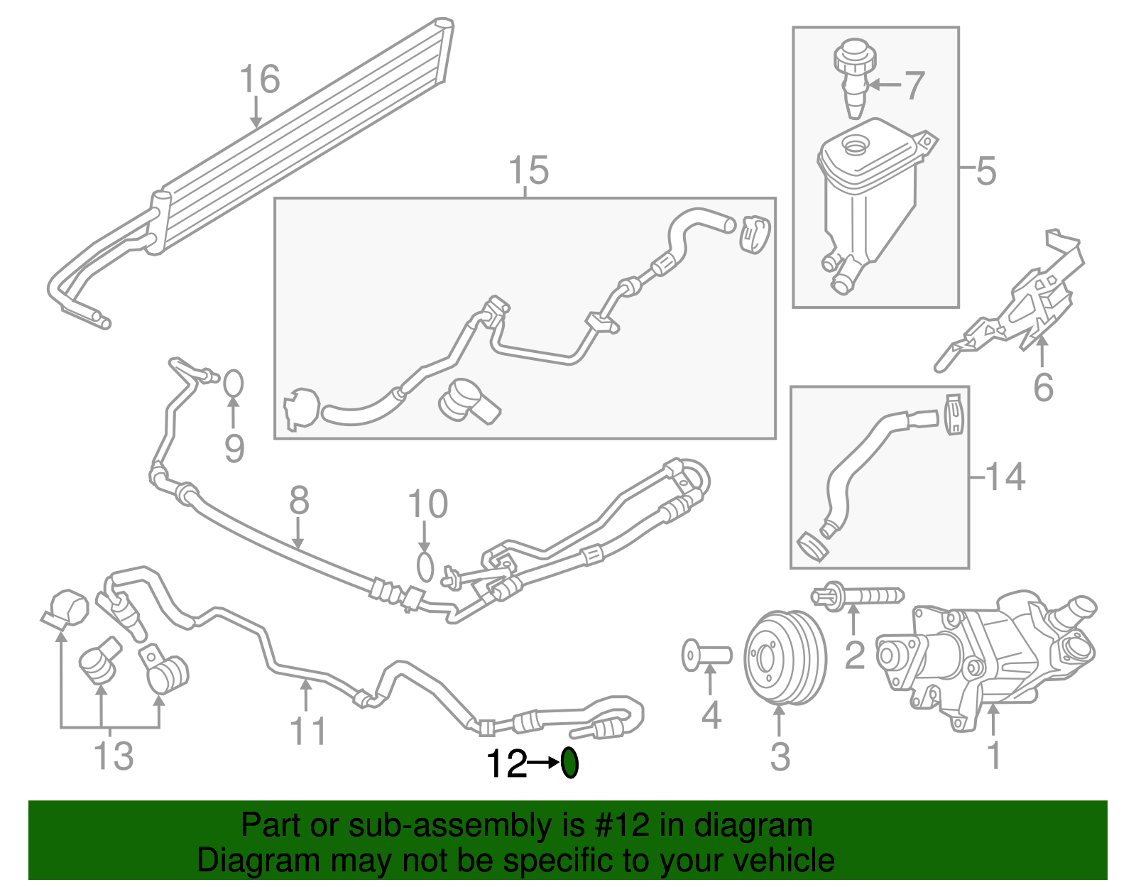 Pressure Hose O-Ring - Porsche (999-701-252-41)