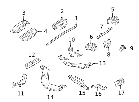 Ducts for 2012 Volkswagen Jetta #1