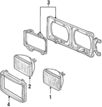 N0191811 - Electrical: Sealed Beam for Volkswagen: Quantum, Scirocco Image