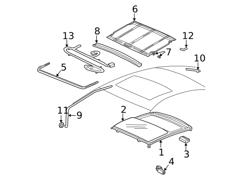 Sunroof for 2000 Chrysler Concorde #0