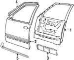 9203406 - Body: Door Shell for Volvo: 850 Image