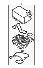 59117015P - Engine: Oil Cooler for Audi Image