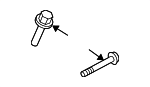 WHT004392 - Engine: Rear Shield Screw for Volkswagen: Routan Image