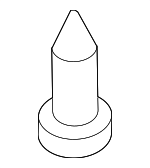 PAF008720 - Body: Header Trim Clip for Porsche: 718 Boxster, 718 Spyder, 911, Boxster Image