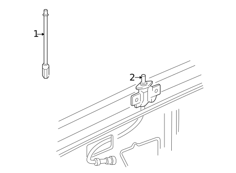 Antenna & Radio for 2006 Saab 9-7x #1