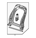 13598735 - Body: Seat Back Frame for GM Image