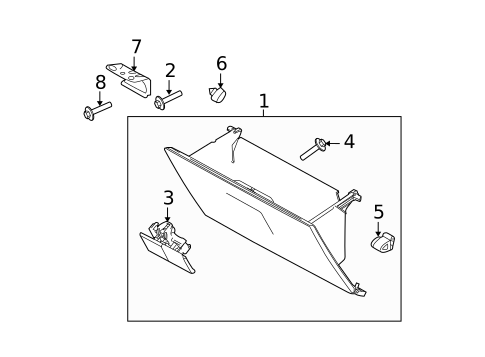 Glove Box for 2012 Ford F-150 #0