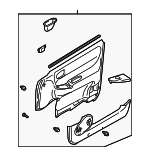 GD7E6846YE80 - : Door Trim Panel for Mazda: 626 Image