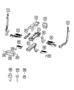 68719546AA - : Floor Distribution Duct for Jeep: Grand Cherokee L Image
