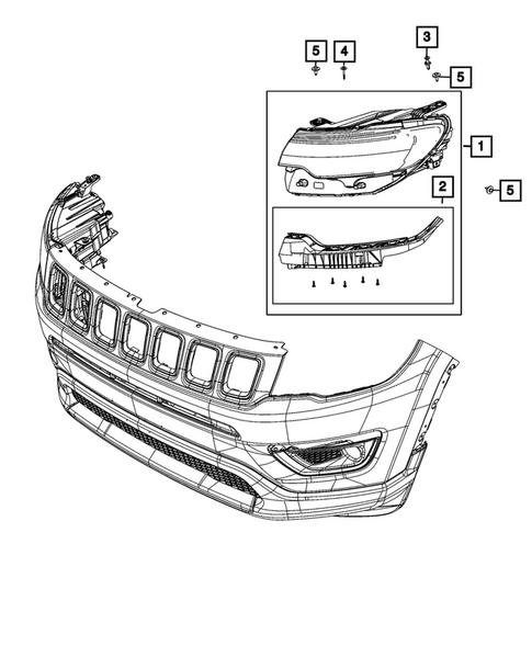 Lamps, Interior and Exterior for 2026 Jeep Compass #5