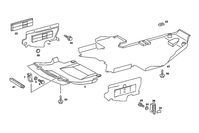 2016201714 - Chassis Sheet Metal: Holder for Mercedes-Benz: 190D, 190E Image image