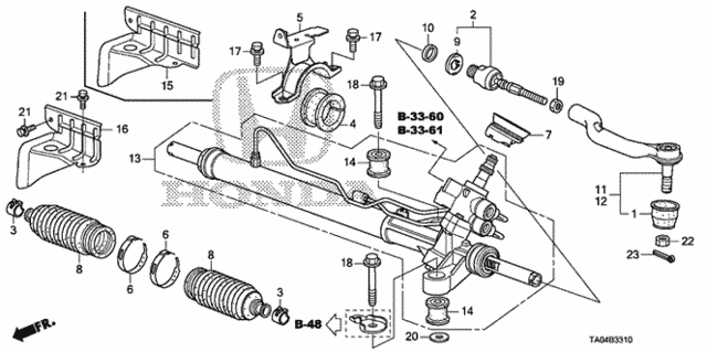 P.S. Gear Box for 2010 Honda Accord #0