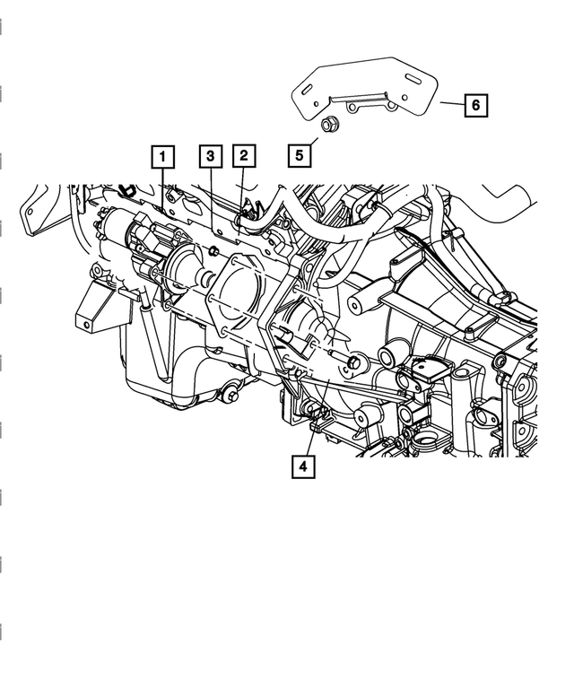 4591955AA - Electrical: Starter Shield for Mopar Image image