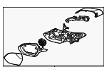 87610GGAX0 - Body: Mirror Assembly for Kia Image