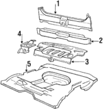 E8OY5440320A - Body: Rear Body Panel for Lincoln: Continental Image
