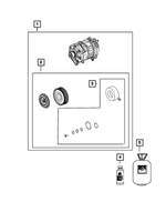 5114554AD - Air Conditioners and Heaters: Compressor Lubricant for Chrysler: 300 | Dodge: Challenger, Charger, Durango, Nitro, Ram 2500, Ram 3500 | Jeep: Cherokee, Gladiator, Grand Cherokee, Grand Cherokee L, Grand Cherokee WK, Liberty, Wrangler, Wrangler JK | Ram: 1500, 1500 Classic Image