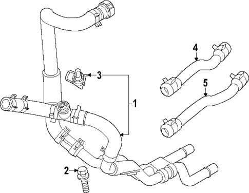 Hoses & Pipes for 2023 Kia Niro #0