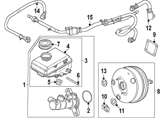 MB3Z2K478X - : Brake Master Cylinder Reservoir for Ford Image