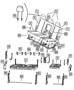 1RG741D3AA - : Armrest Cover for Mopar Image
