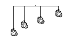 8U0945221B - Electrical: Socket for Audi Image