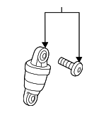 311795A2A01 - Cooling System: Tensioner for Honda: Accord, Civic, CR-V, HR-V Image