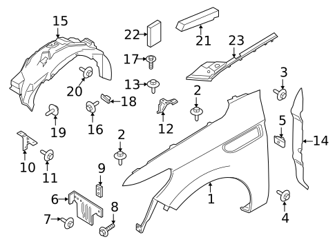 Fender & Components for 2023 Lincoln Navigator #0