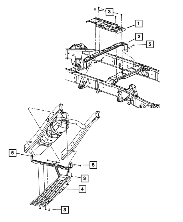 6503858 - Frame, Bumper and Fascia: Hex Head Screw And Washer for Mopar Image image