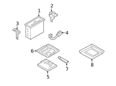Entertainment System Components for 2010 INFINITI M45 #0
