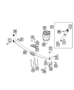 6510428AA - Rear Suspension: Hex Flange Head Bolt for Mopar Image