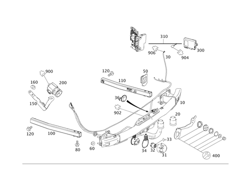 Trailer Coupling for 2010 Mercedes-Benz C300 #0