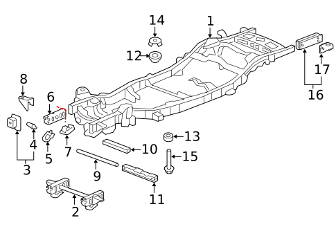 Frame & Components for 2019 Chevrolet Silverado 1500 LD #6