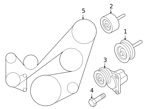 Belts & Pulleys for 2015 Mazda MX-5 Miata #0