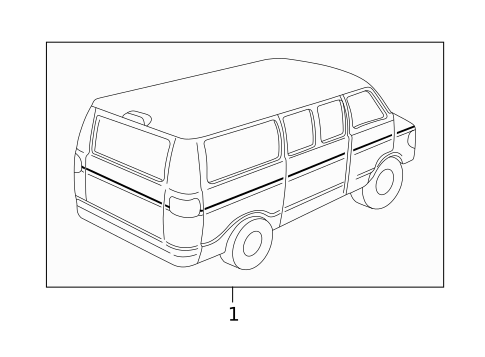 Stripe Tape for 1998 Dodge B3500 #0