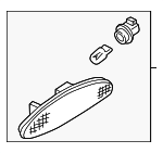 261852Y910 - : Side Marker Lamp - Driver's Side (LH) for Nissan: Maxima Image