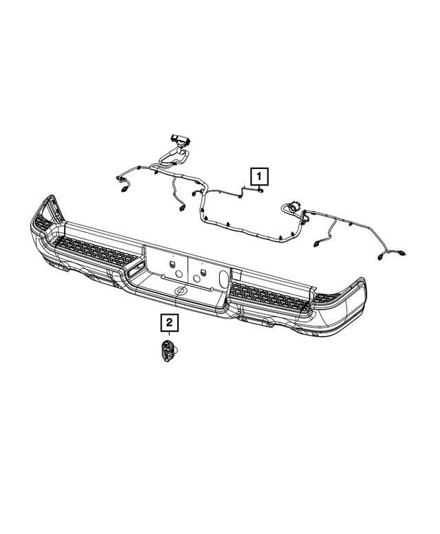 68490771AC - : Rear Fascia Wiring for Mopar Image