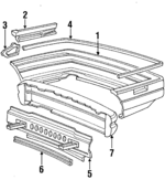 MB598677 - Body: Bumper Cover for Mitsubishi Image